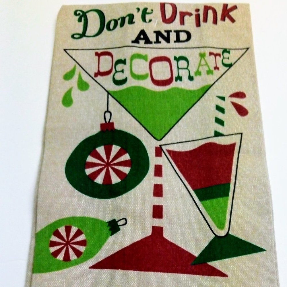 NWT kitchen tea towel Xmas